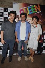 Aamir Khan, Kiran Rao, Vikas Bahl at Queen Screening in Lightbox, Mumbai on 8th March 2014